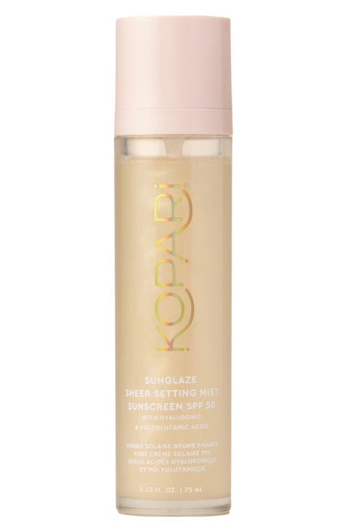 Kopari Sunglaze Sheer Setting Mist Sunscreen Spf 50 In No Color