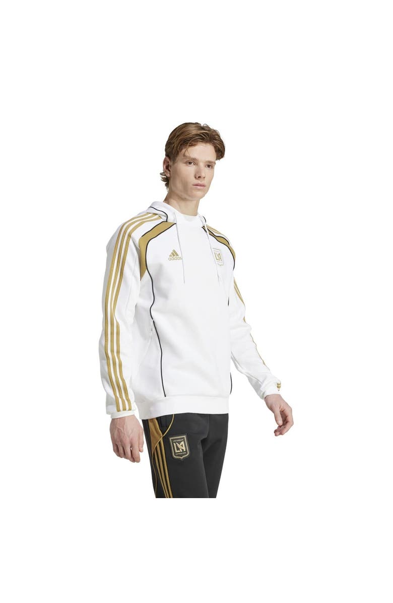 adidas Men's adidas White LAFC 2025 Travel Pullover Hoodie, Alternate, color, White