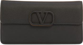 Valentino Garavani VLOGO Signature Leather Wallet on a Chain