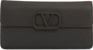 Valentino Garavani VLOGO Signature Leather Wallet on a Chain