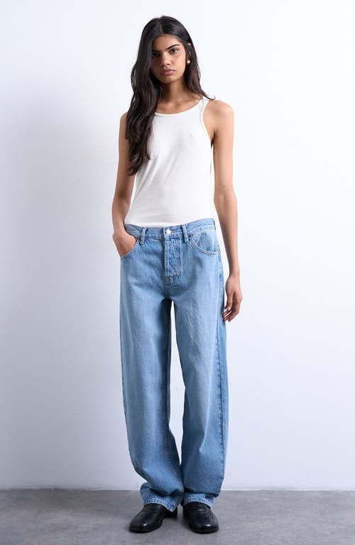 Topshop Lowrie Low Rise Baggy Jeans In Multi