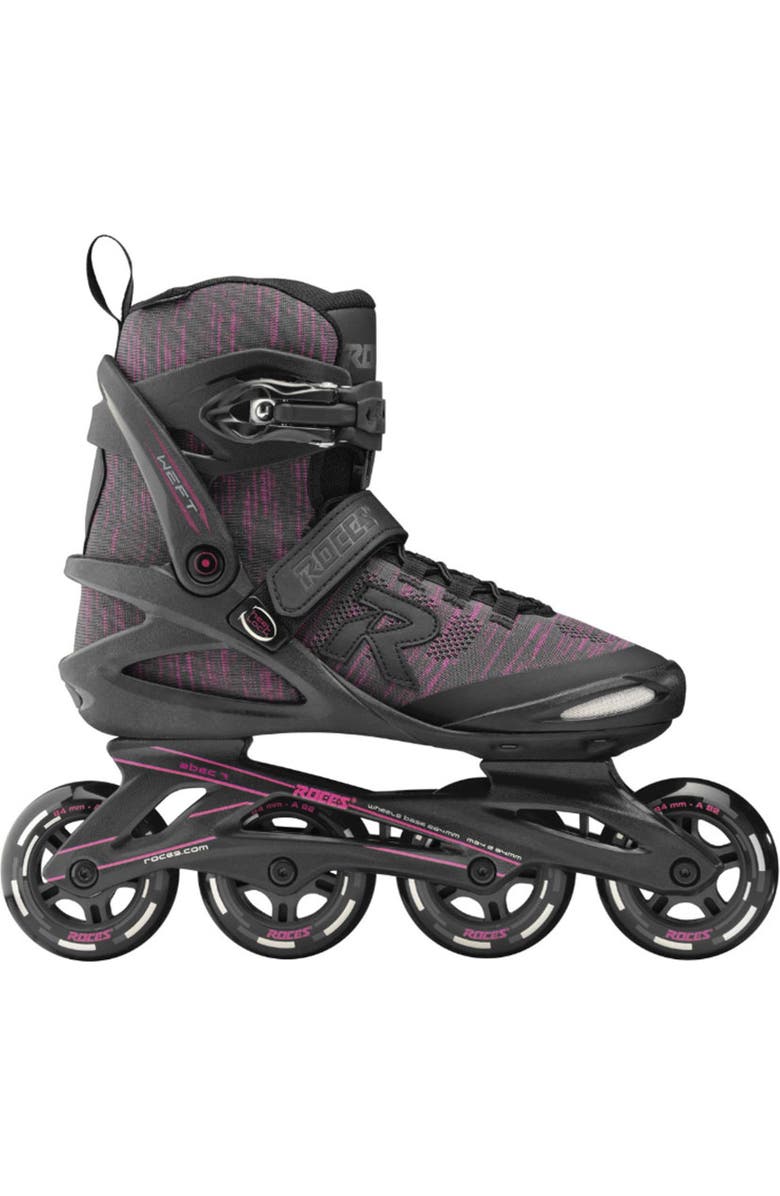 Roces Weft Thread Womens Inline Skates, Main, color, Black/Fuchsia