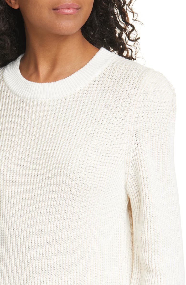 FRAME Rib Organic Cotton Sweater, Alternate, color,