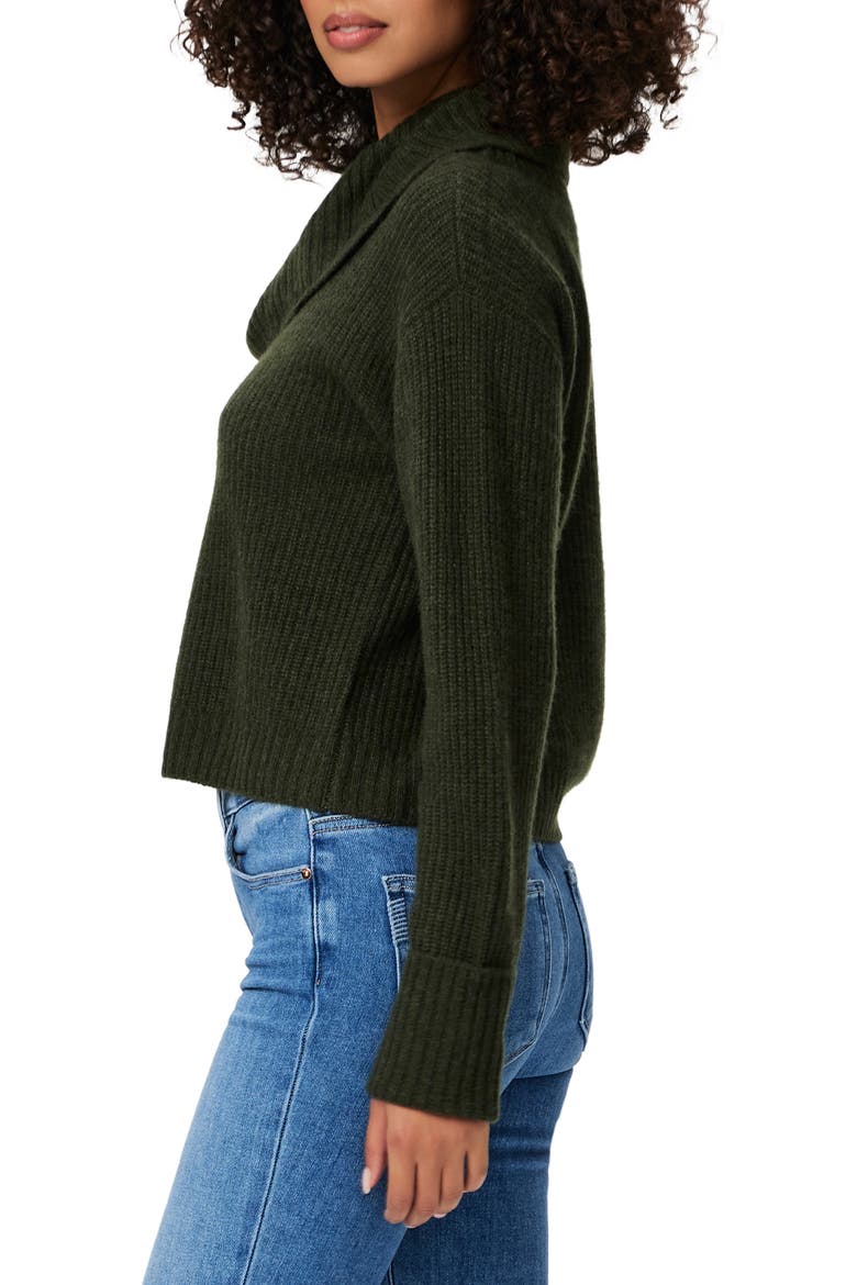 Evonne Cowl Neck Cashmere Sweater, Alternate, color, OLIVE NITE
