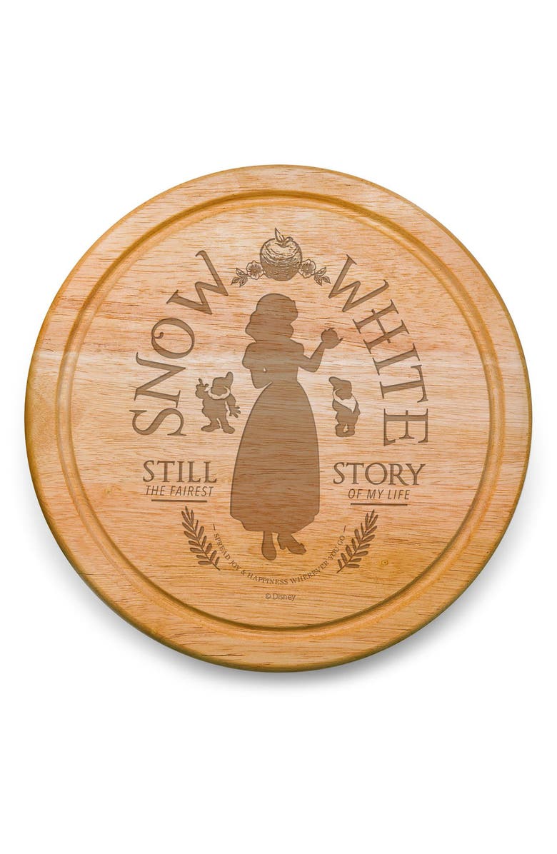 Picnic Time Circo Snow White Cheese Board & Knives Set, Main, color, Brown