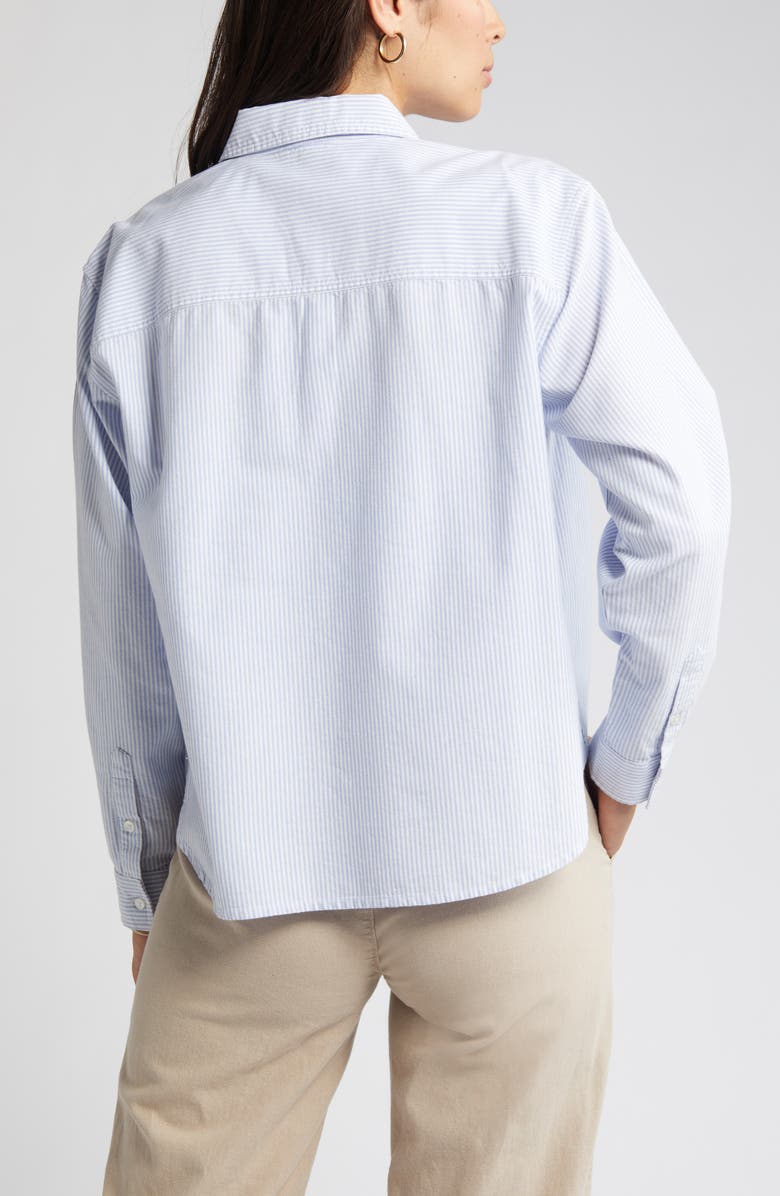 beachlunchlounge Long Sleeve Shirt, Alternate, color, Studio Blue