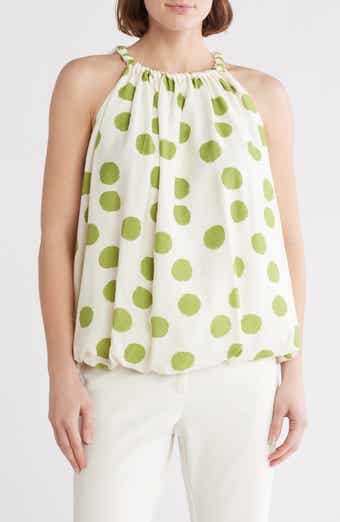 PATRIZIA LUCA Abstract Dot Bubble Top