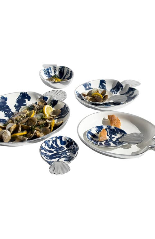 Lunares La Mar Round Serving Platter In Multi