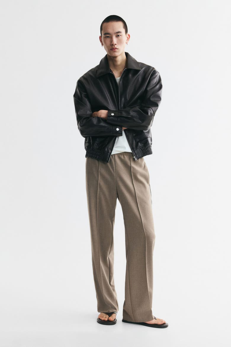 Coated Blouson Jacket, Alternate, color, Dark brown
