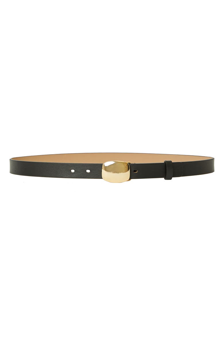 B-Low the Belt Jacob Leather Belt, Main, color, Black Gold