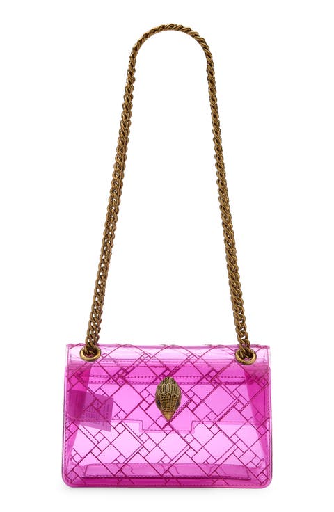 Mini Kensington Vinyl Convertible Clear Crossbody Bag