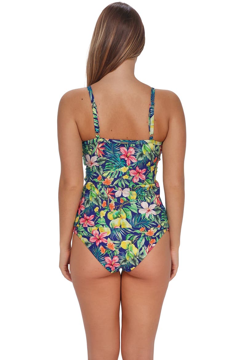 Forever Tankini Swimsuit Top - D Cup, Alternate, color, SEASIDE HARVEST