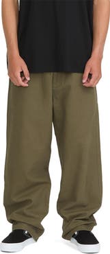 Billabong Garage Loose Fit Cotton Canvas 5-Pocket Pants