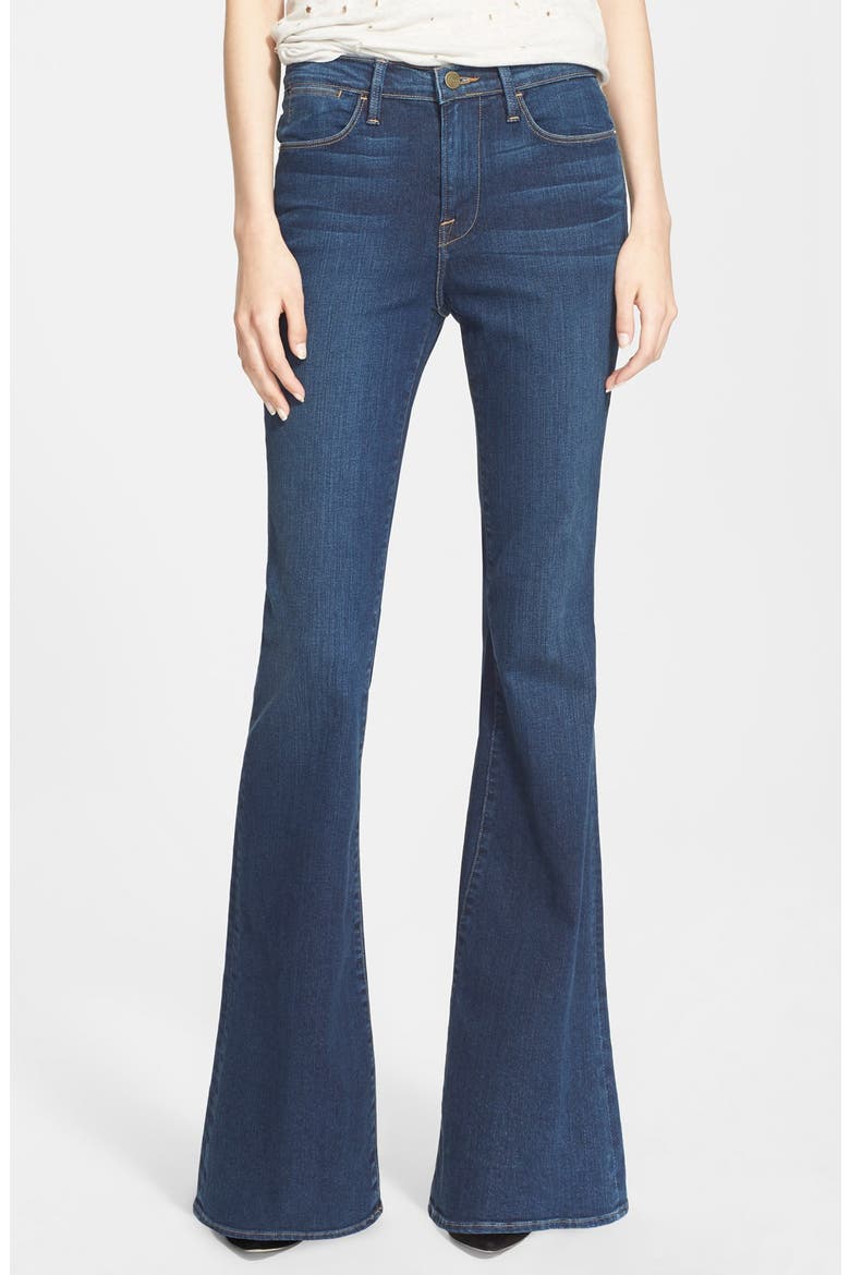 Denim 'Le High Flare' Flare Leg Jeans, Main, color, DUNFIELD