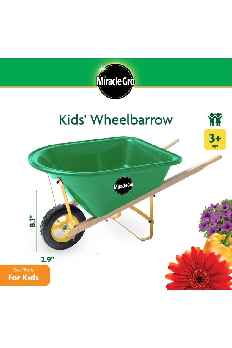 Kids Wheelbarrow, Alternate, color, Dark Green