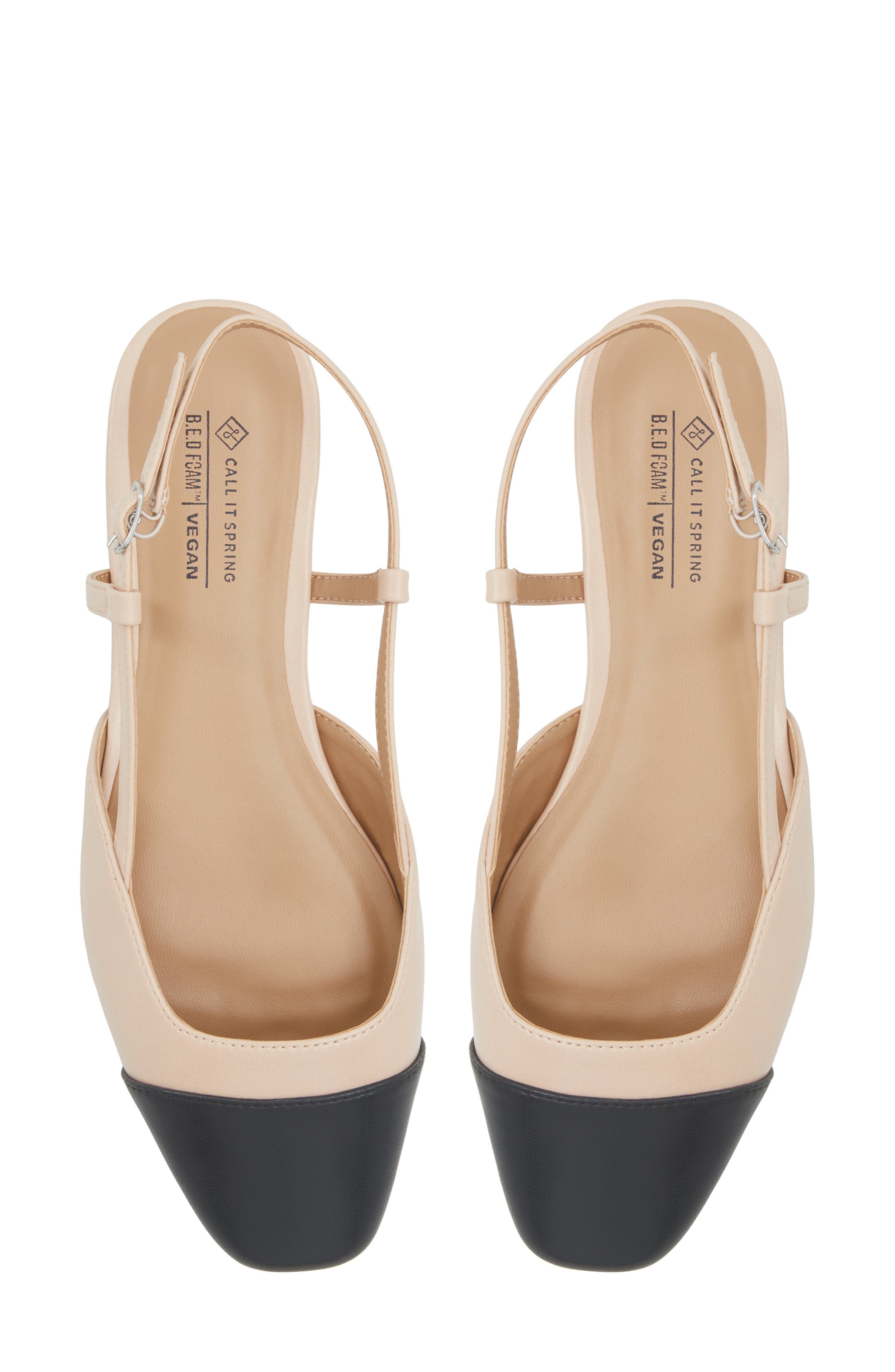 Call It Spring By Aldo Teena Slingback Flat, Alternate, color, Beige