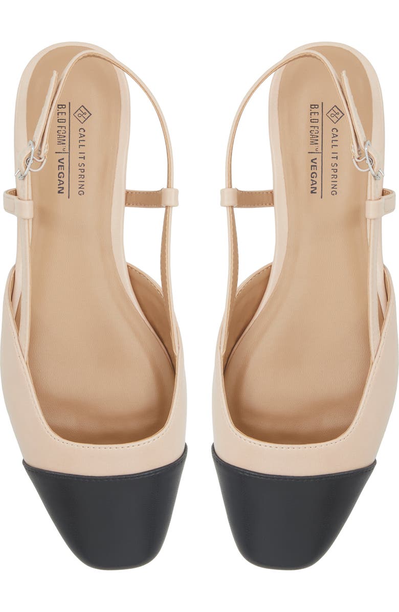 Call It Spring By Aldo Teena Slingback Flat, Alternate, color, Beige