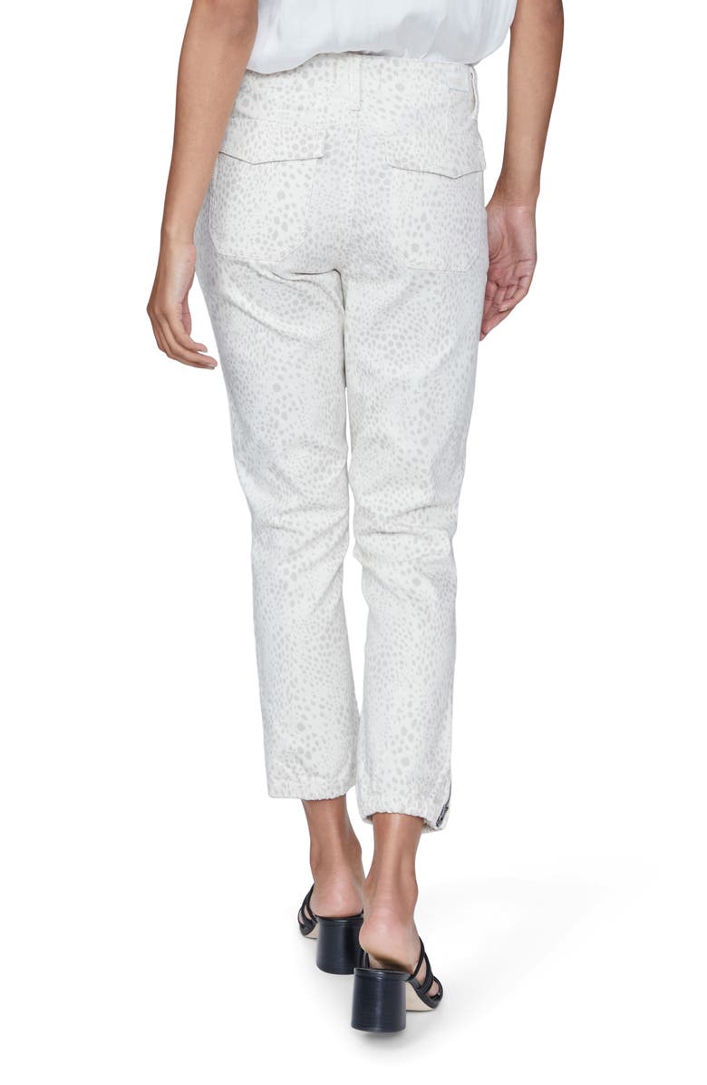 PAIGE Mayslie Animal Print Stretch Twill Joggers, Alternate, color,