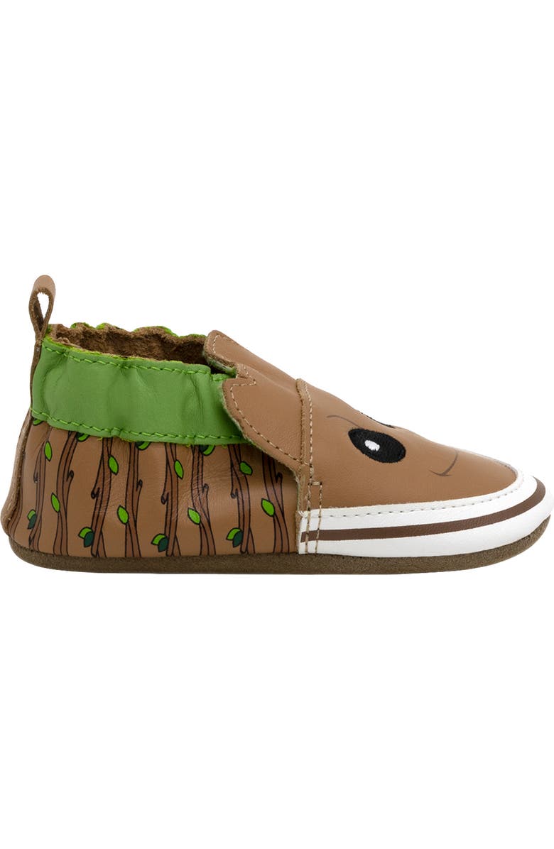 Robeez<sup>®</sup> x Marvel Groot Crib Shoe, Alternate, color,