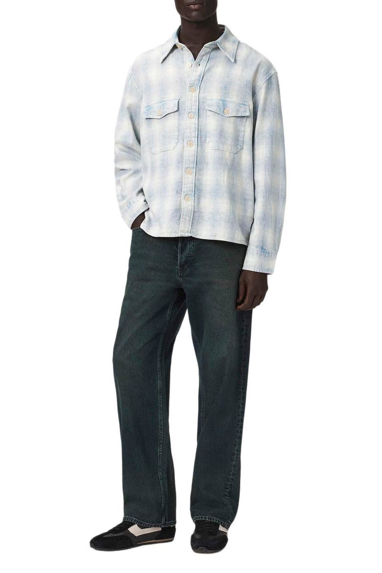 Santos Stripe Embroidered Graphic Cotton Button-Up Shirt, Alternate, color, PARMA