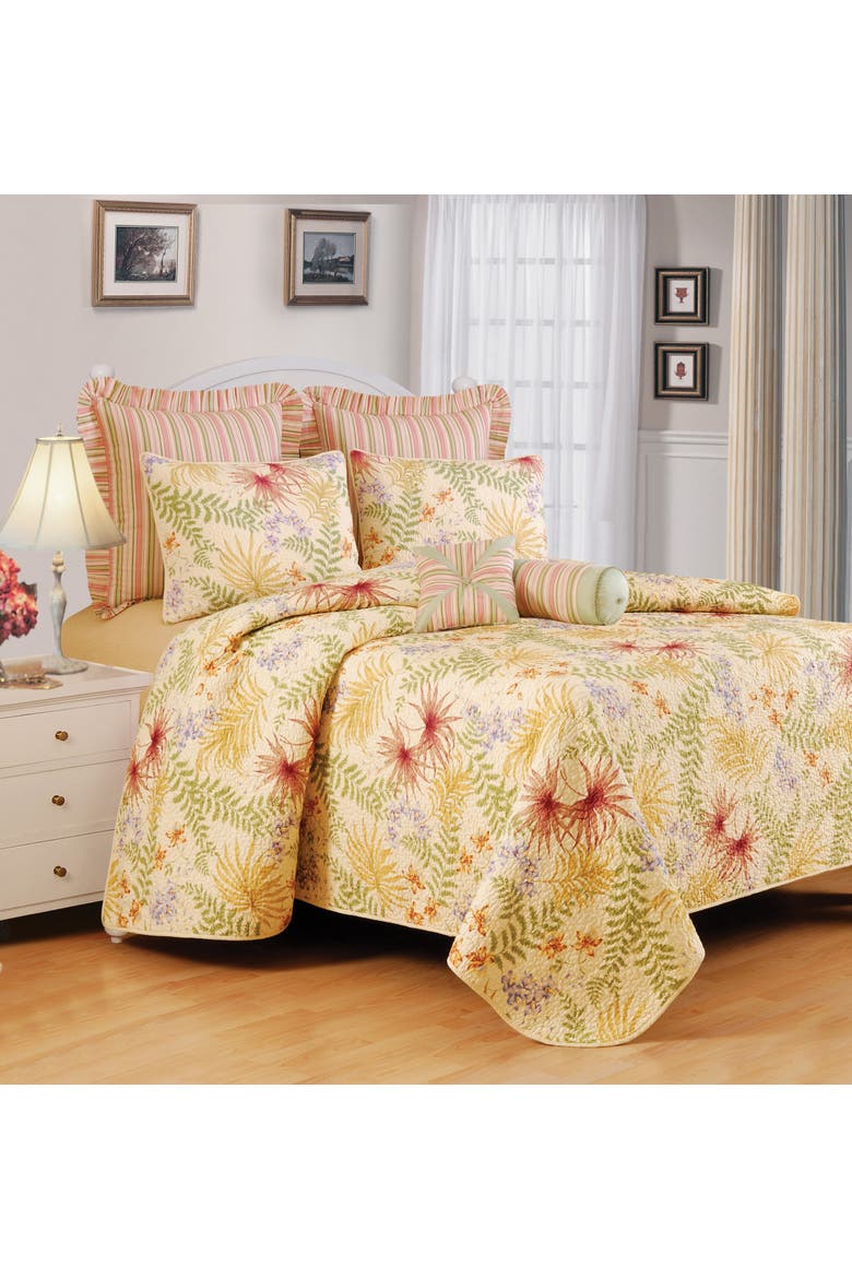 Fiji Twin Bedspread Decor, Main, color, Off-White