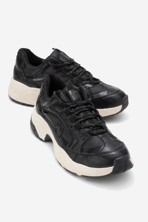 Bambi Printed Mesh Sneakers