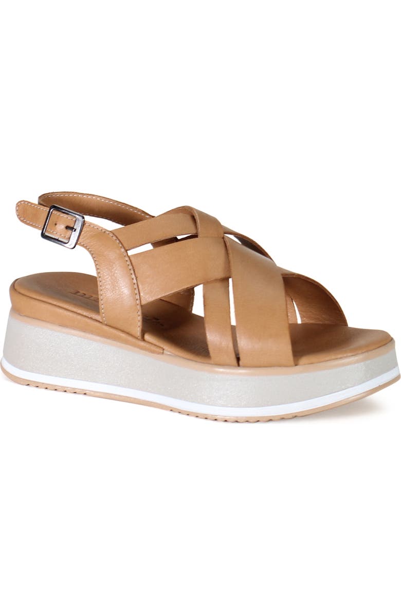 Diba True PIPP EN Leather Sporty Platform Sandal, Main, color, Coconut