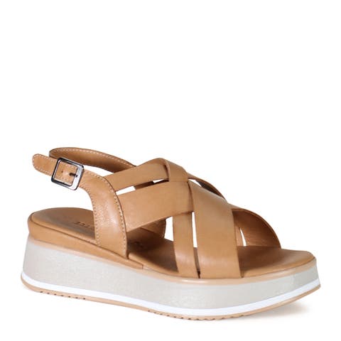 PIPP EN Leather Sporty Platform Sandal