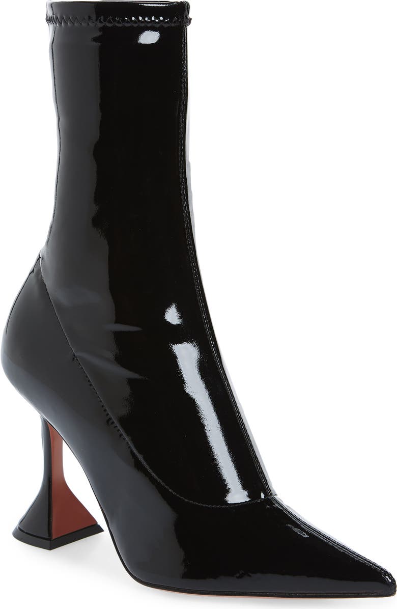 Amina Muaddi Ami Pointy Toe Bootie, Main, color,