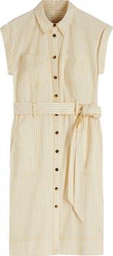 Boden Short Belted Shirt Dress