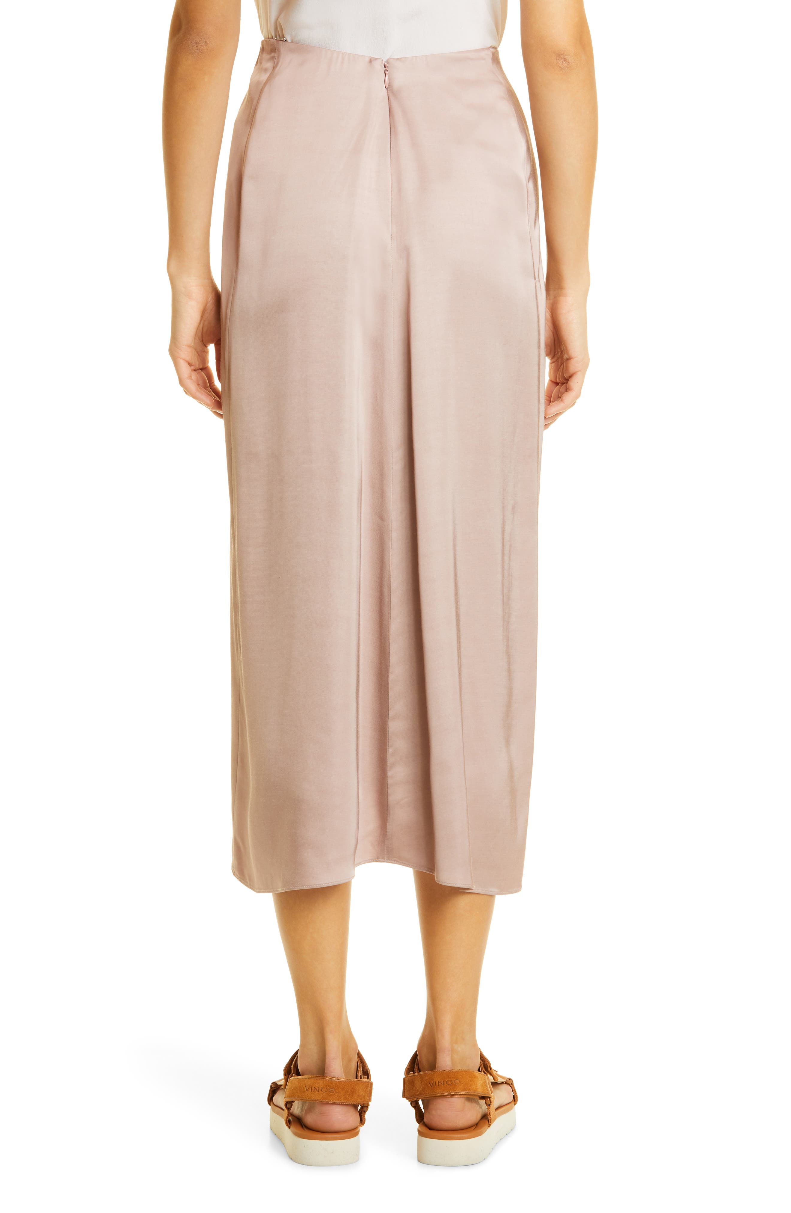 Vince Draped Inverted Front Pleat Skirt (Women) | Nordstromrack