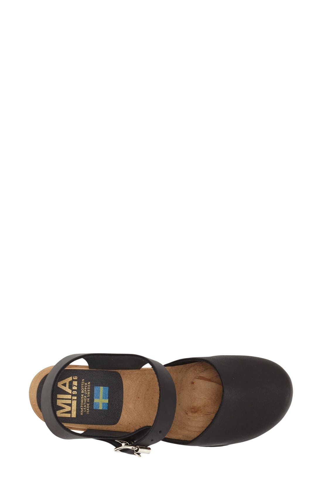 MIA Abba Sandal, Alternate, color, Black Leat