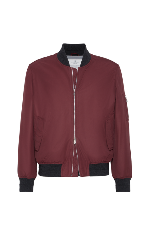 Bomber jacket with padding