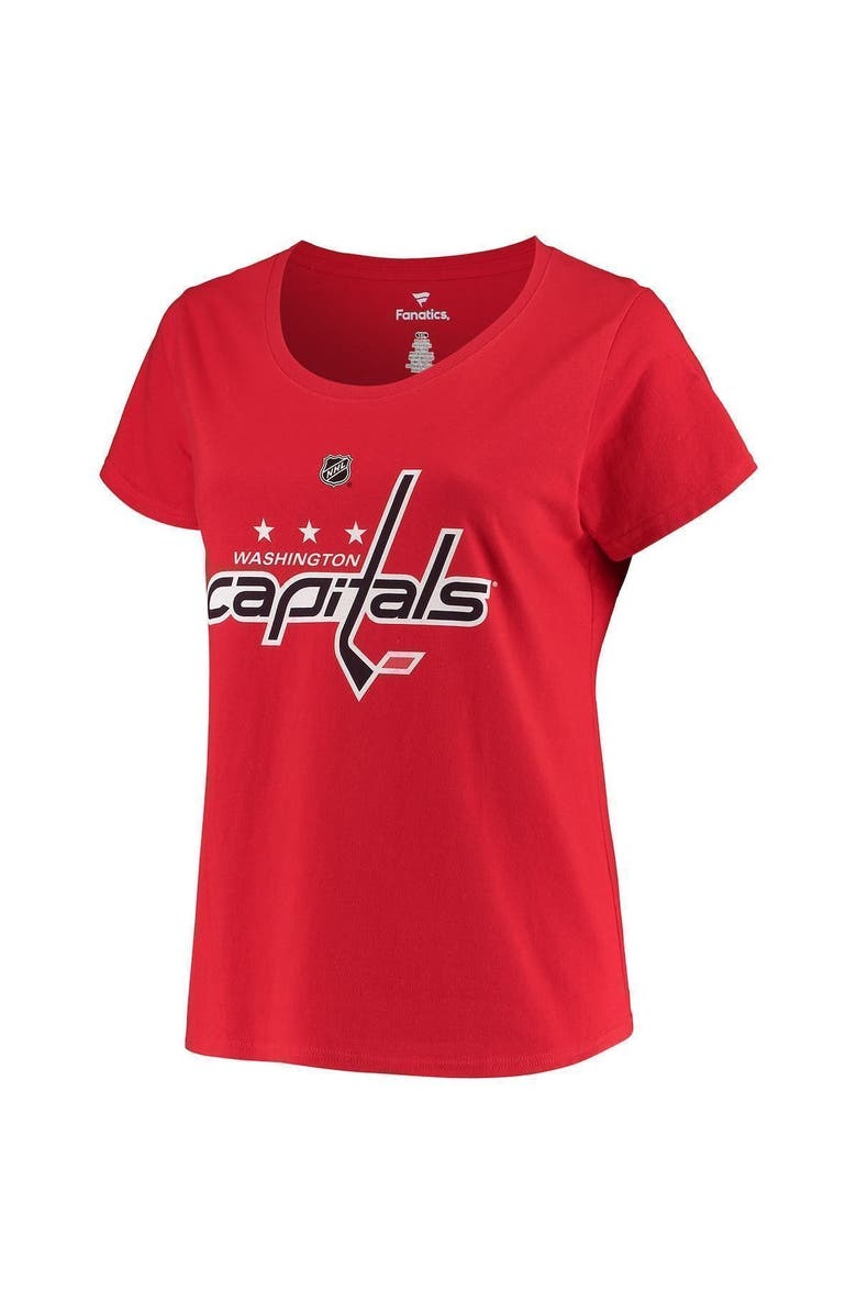 FANATICS Women's Fanatics Branded TJ Oshie Red Washington Capitals Plus Size Name & Number Scoop Neck T-Shirt, Alternate, color, 