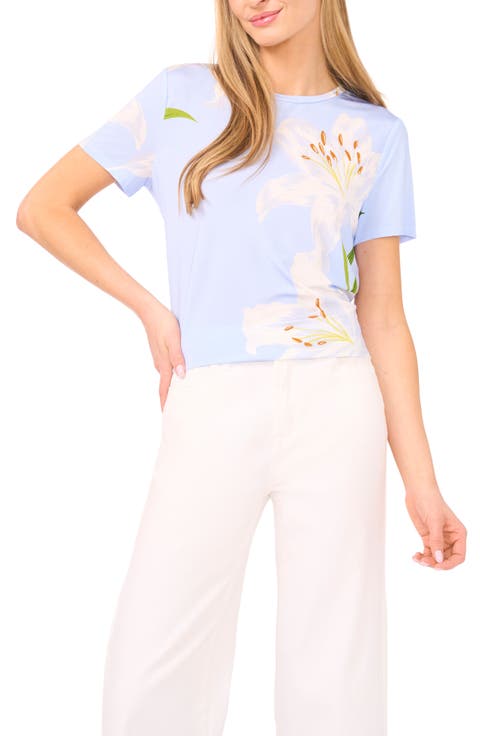 Spencer Floral Short Sleeve Top