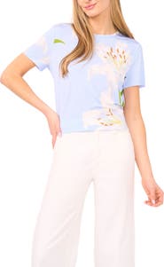Ted Baker Spencer Floral Short Sleeve Top