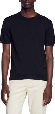 SANDRO Knitted T-shirt