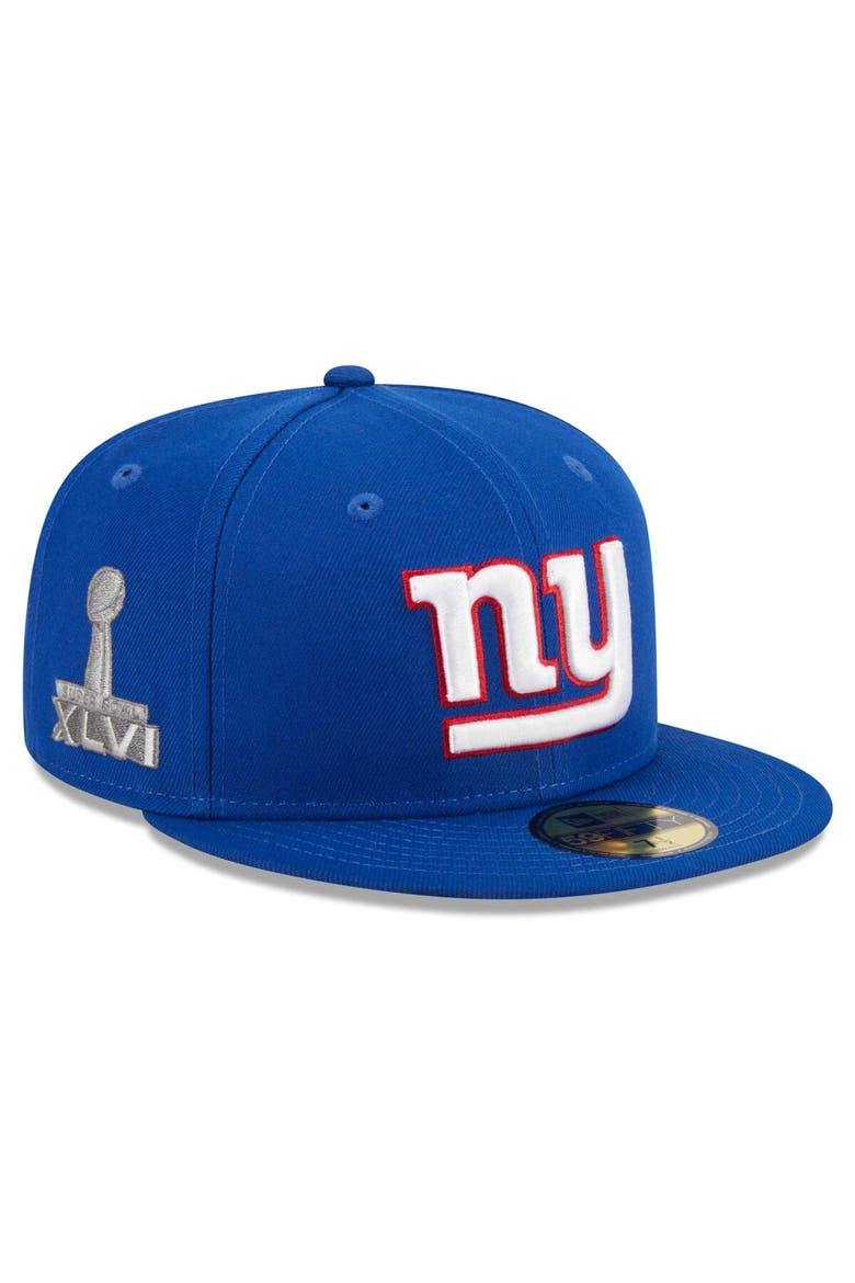 Men's New Era Royal New York Giants  Main Patch 59FIFTY Fitted Hat, Alternate, color, Royal