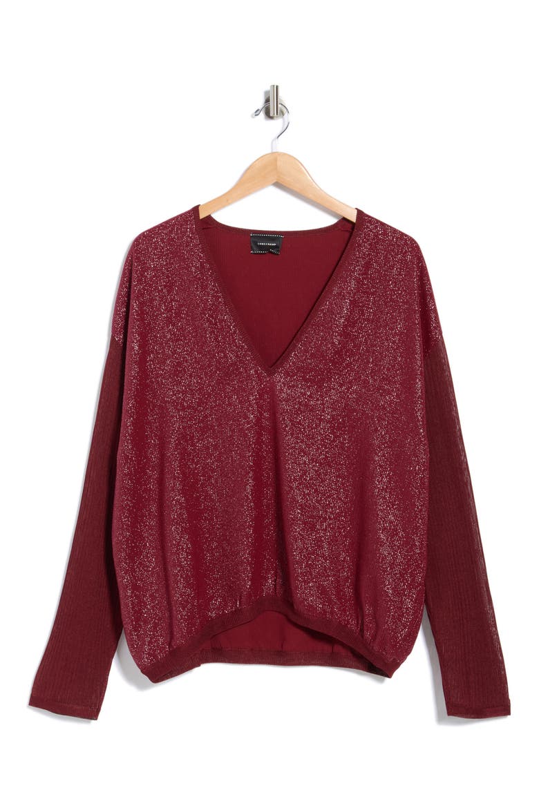 Sweater, Alternate, color, RED LACQUER
