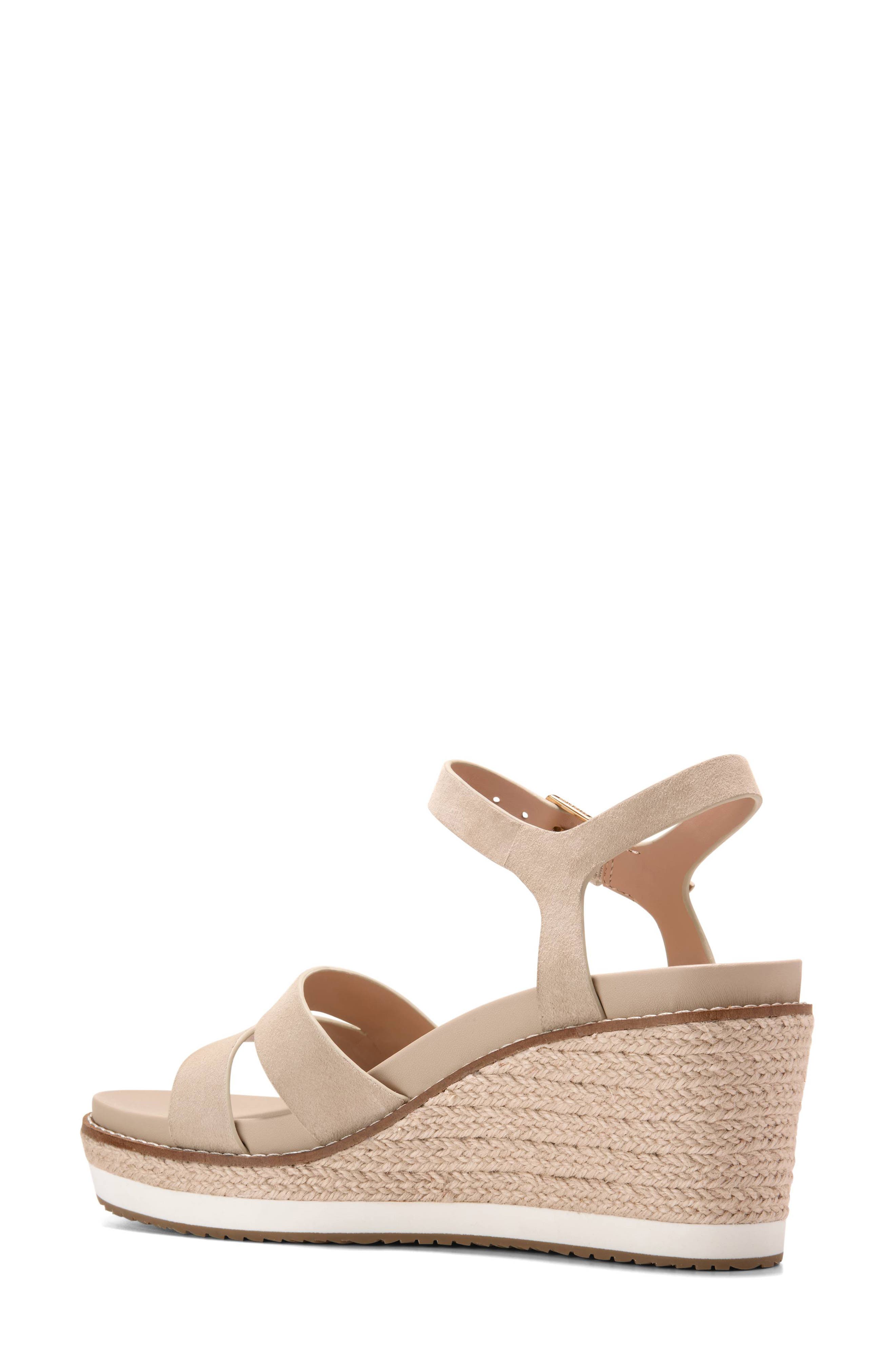 Ronnie Cloudfeel Espadrille Platform Wedge Sandal, Alternate, color, LIGHT SESAME/ NATURAL