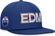 FANATICS Men's Fanatics Royal Edmonton Oilers Authentic Pro Rink Team Code Snapback Hat
