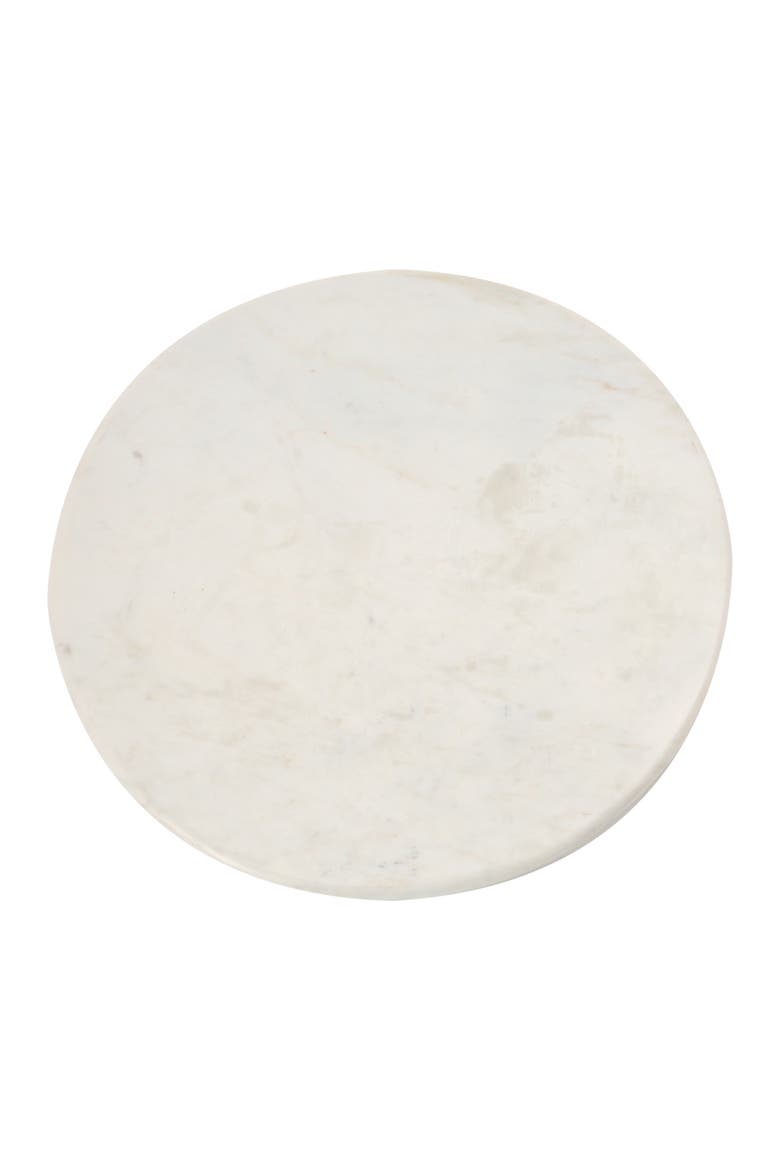 Marble Lazy Susan, White, Alternate, color, White