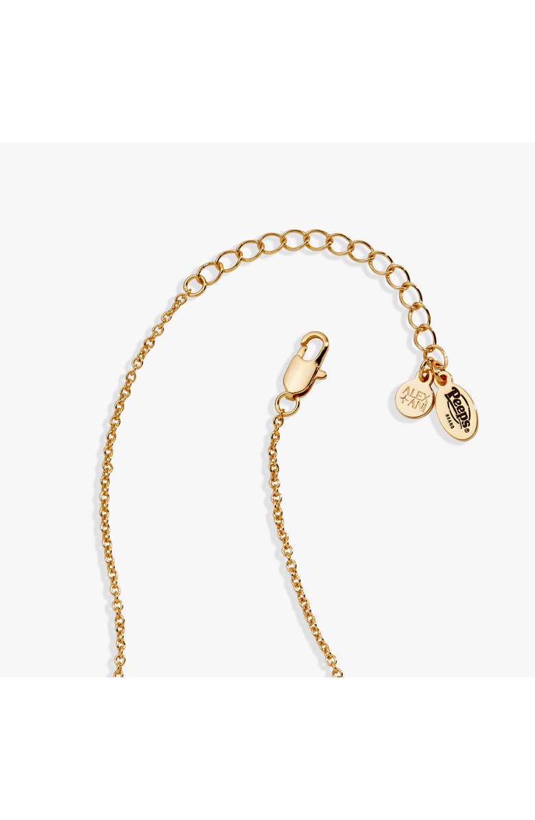 Alex and Ani PEEPS Easter egg pendant necklace, Alternate, color, Gold