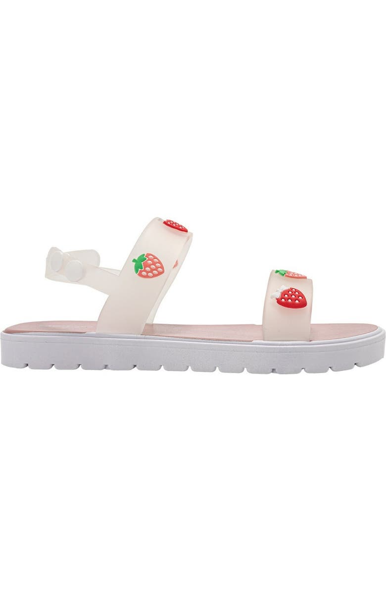 bebe Ami Strawberry Sandal, Alternate, color, White