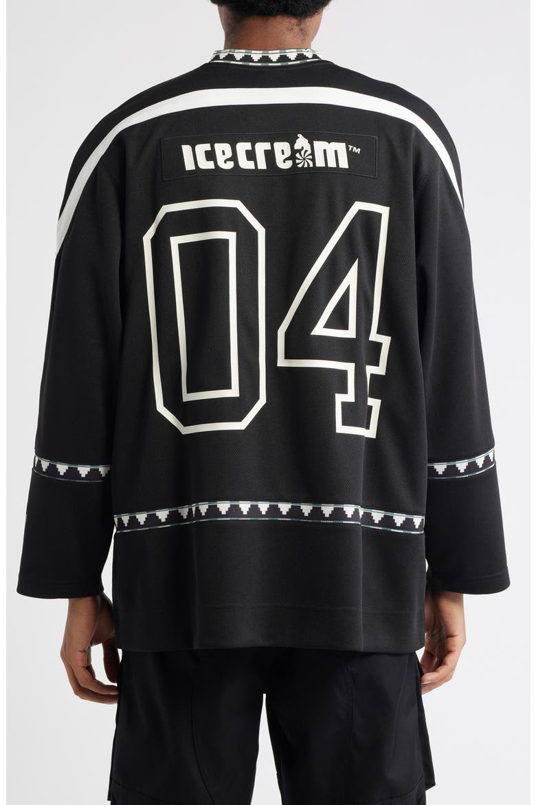 Party On Long Sleeve Mesh Jersey, Alternate, color, BLACK