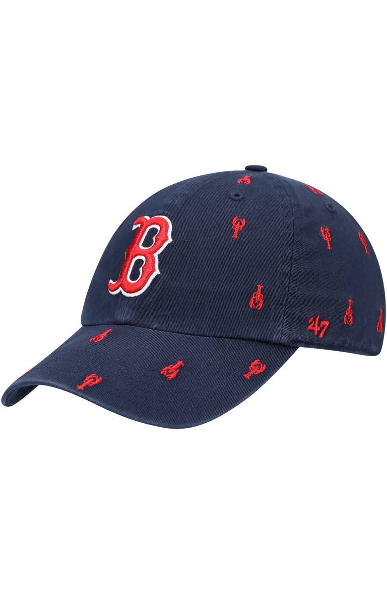 '47 Women's '47 Navy Boston Red Sox Confetti Clean Up Adjustable Hat, Main, color, Navy