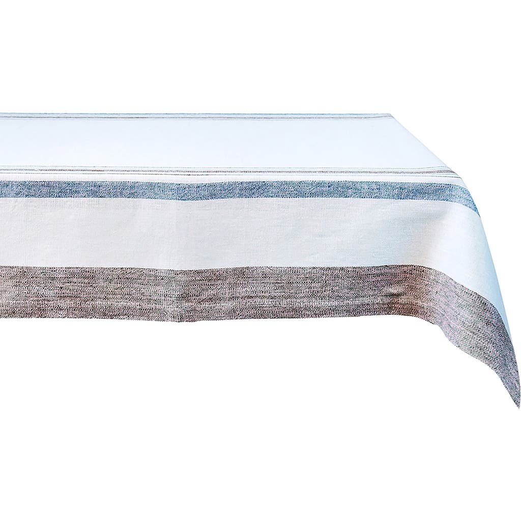 Juliska Danish Stripe Square Tablecloth In Blue