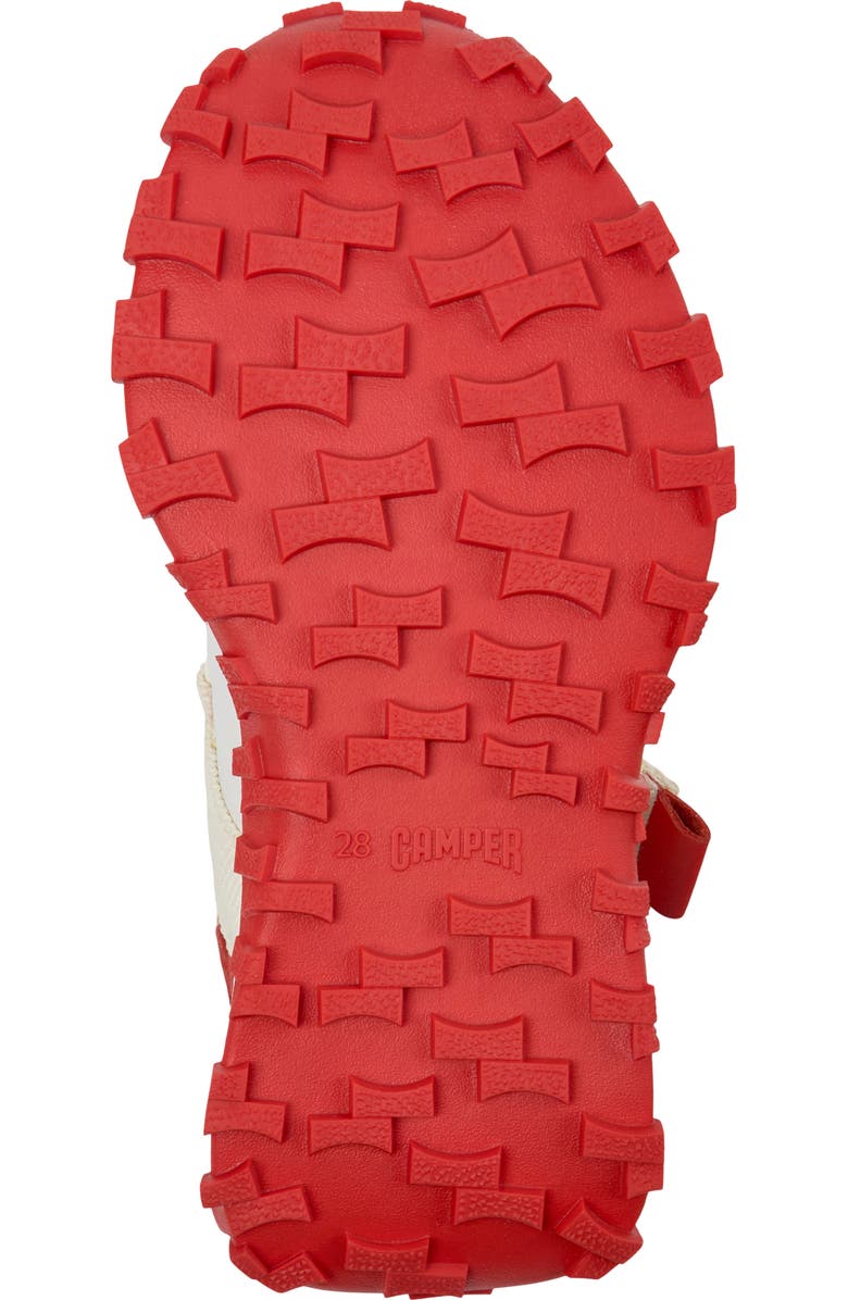 Camper Kids' Drift Trail Sneaker, Alternate, color, Natural/ Red