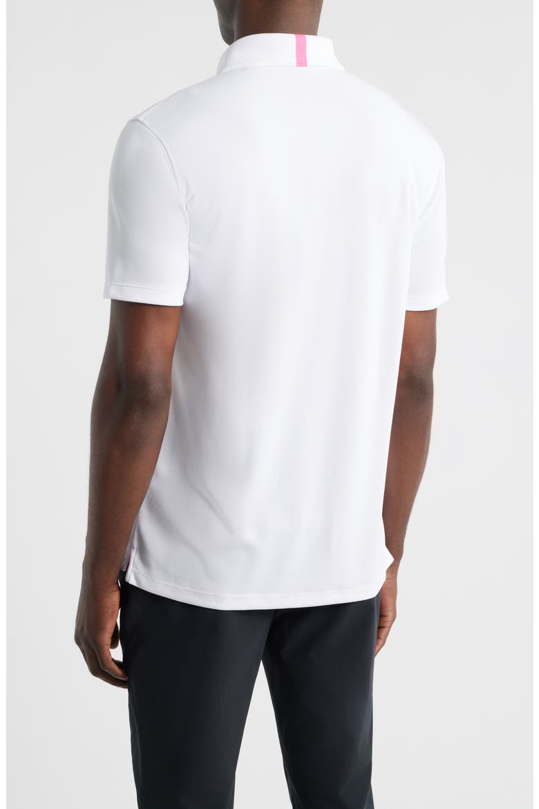Essential Performance Piqué Golf Polo, Alternate, color, SNOW