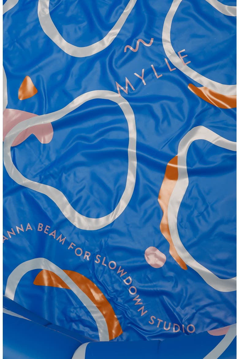 Slowdown Studio Artist Collaboration Inflatable Pool, Alternate, color, BLUE